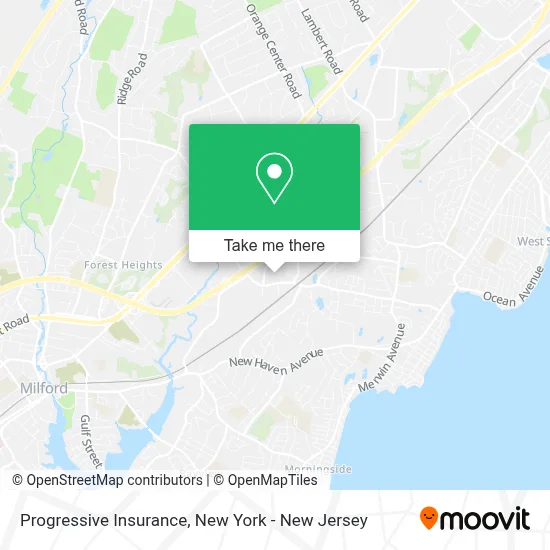 Progressive Insurance map