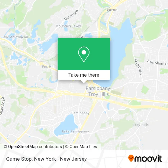 Game Stop map
