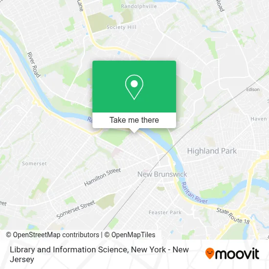 Library and Information Science map