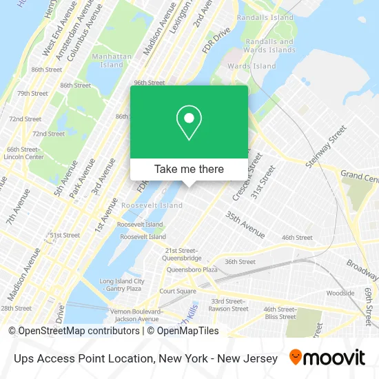 Ups Access Point Location map