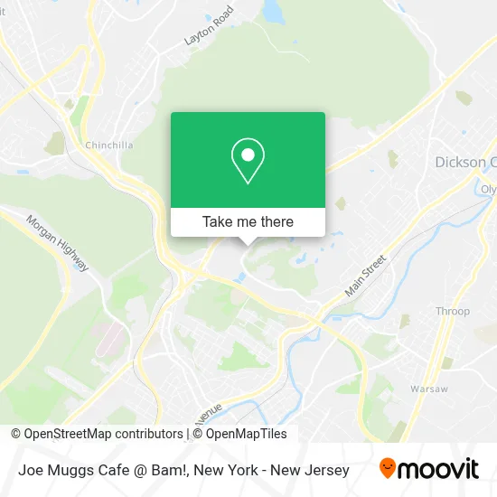 Joe Muggs Cafe @ Bam! map