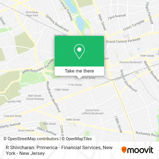 R Shivcharan: Primerica - Financial Services map