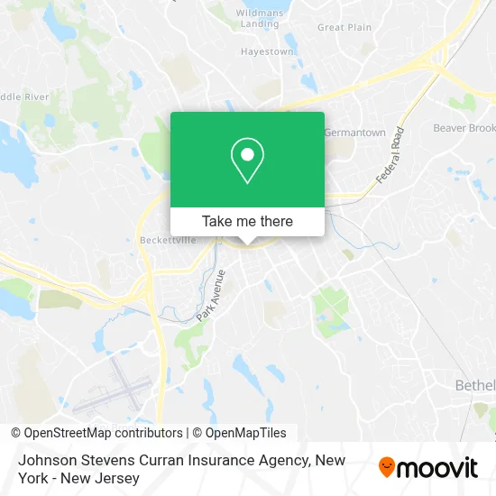 Johnson Stevens Curran Insurance Agency map