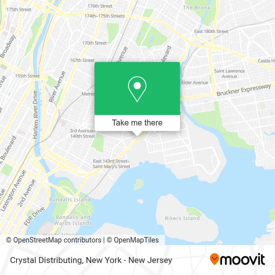 Crystal Distributing map