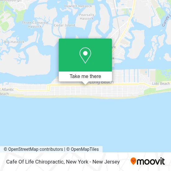 Cafe Of Life Chiropractic map