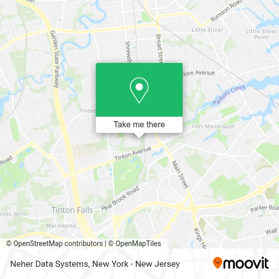 Neher Data Systems map
