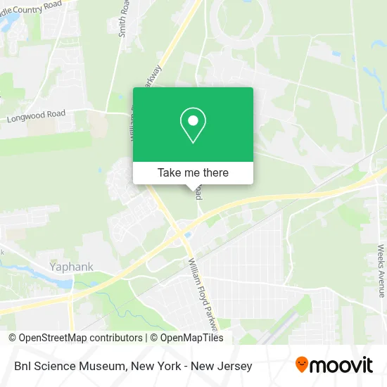 Bnl Science Museum map