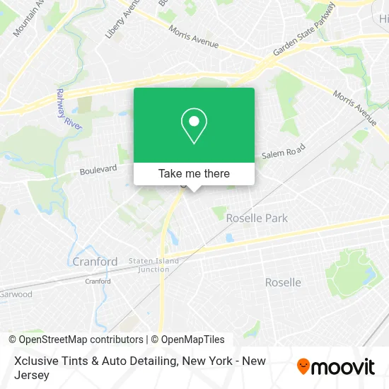 Xclusive Tints & Auto Detailing map