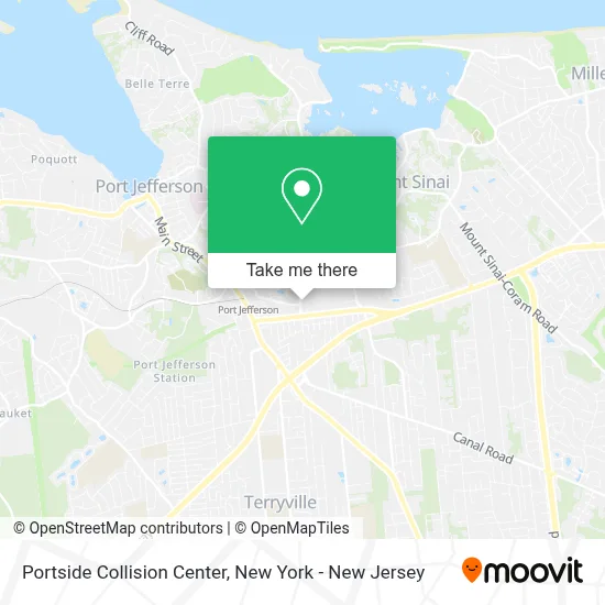 Portside Collision Center map