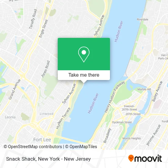 Snack Shack map