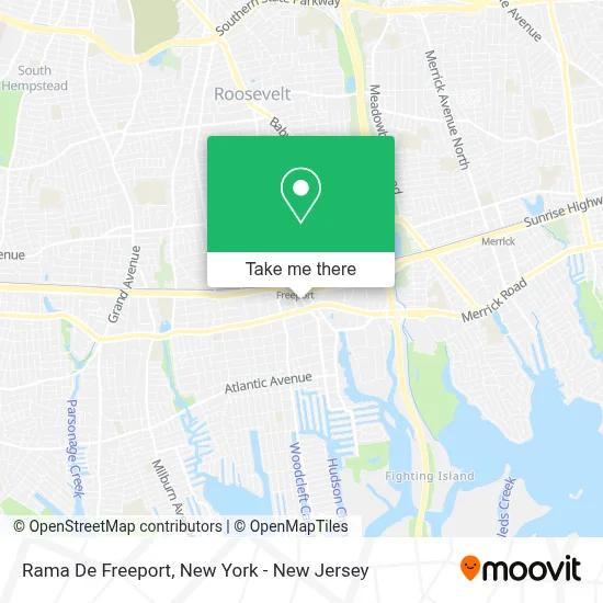 Rama De Freeport map