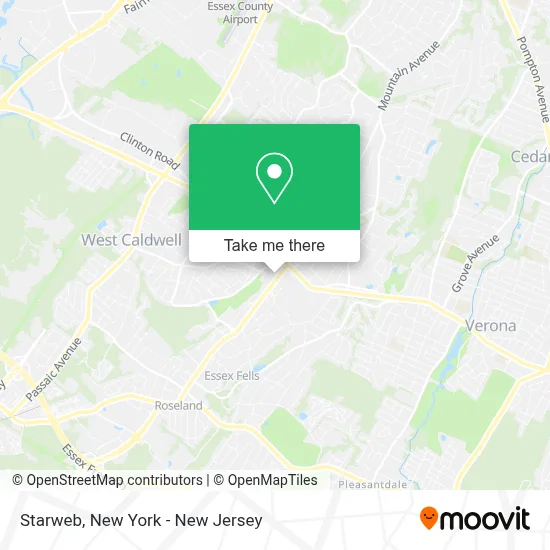 Starweb map