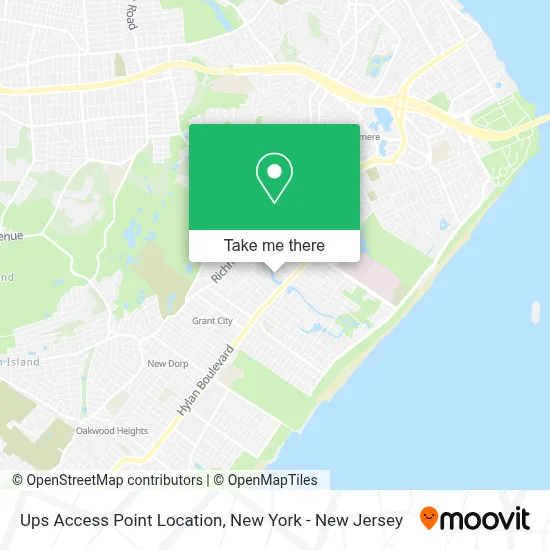 Ups Access Point Location map