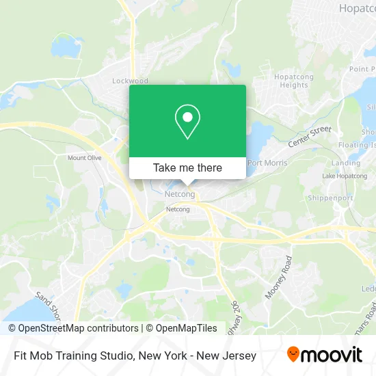Fit Mob Training Studio map