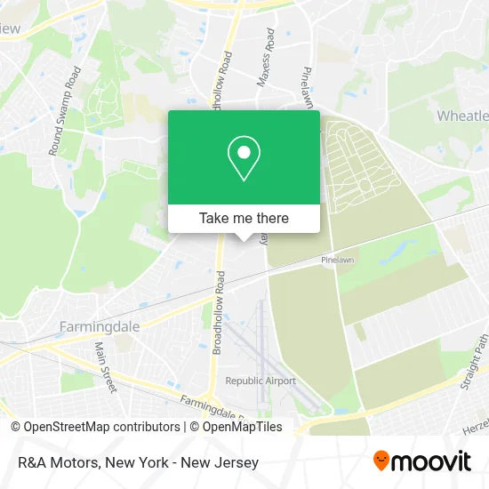 R&A Motors map