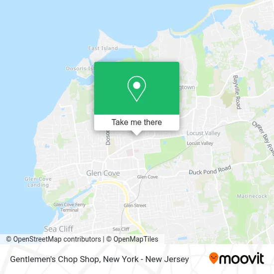 Gentlemen's Chop Shop map