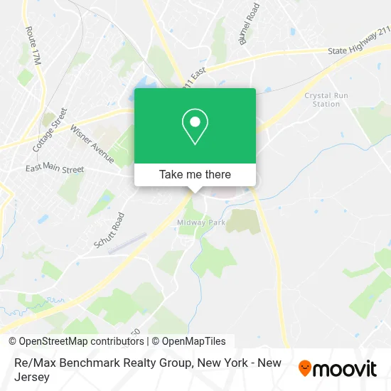 Re/Max Benchmark Realty Group map