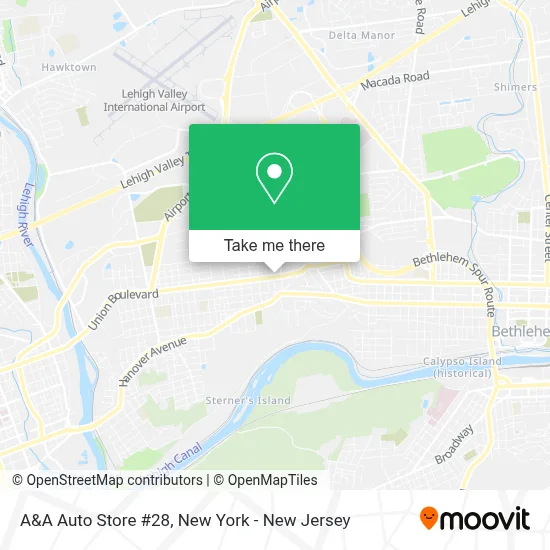 A&A Auto Store #28 map