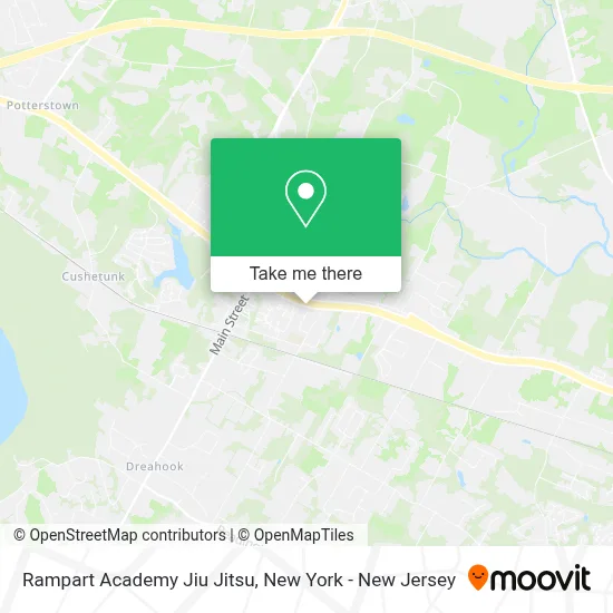 Rampart Academy Jiu Jitsu map
