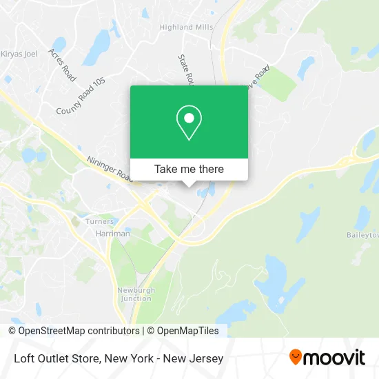 Loft Outlet Store map