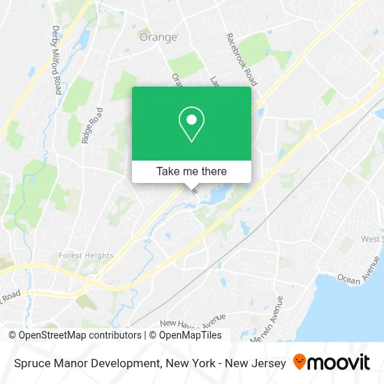 Spruce Manor Development map