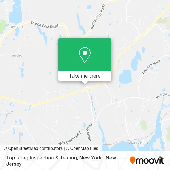 Top Rung Inspection & Testing map
