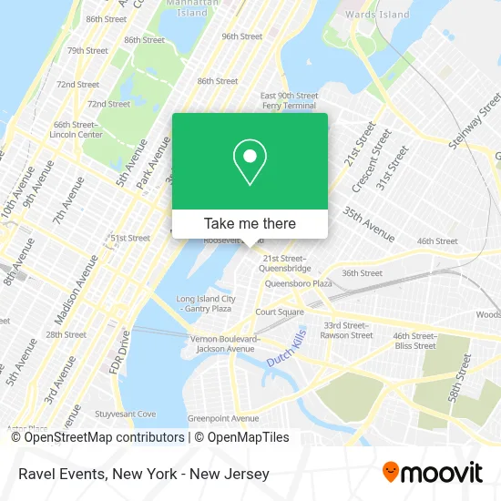 Ravel Events map