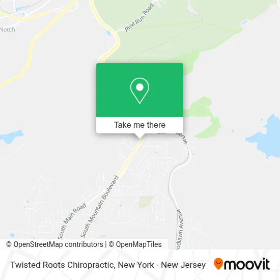Twisted Roots Chiropractic map