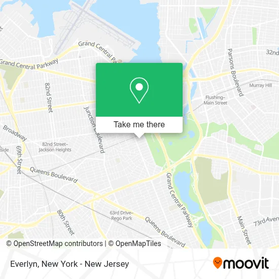 Everlyn map