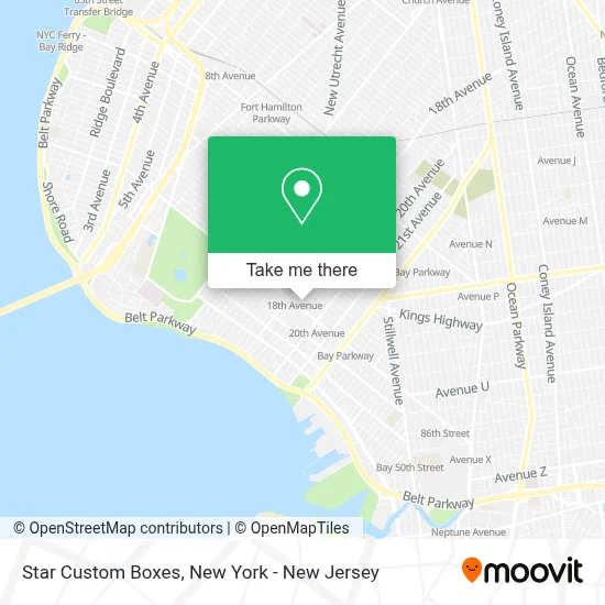 Star Custom Boxes map