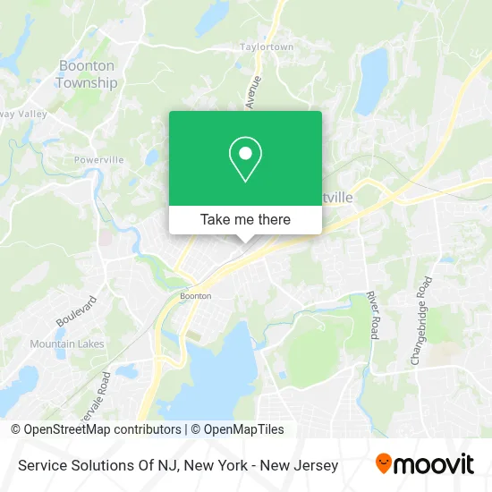 Service Solutions Of NJ map