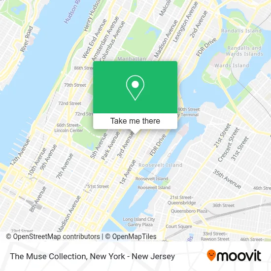 The Muse Collection map
