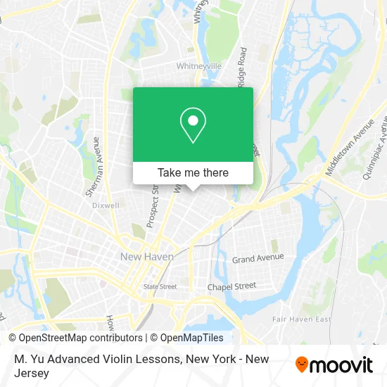 M. Yu Advanced Violin Lessons map