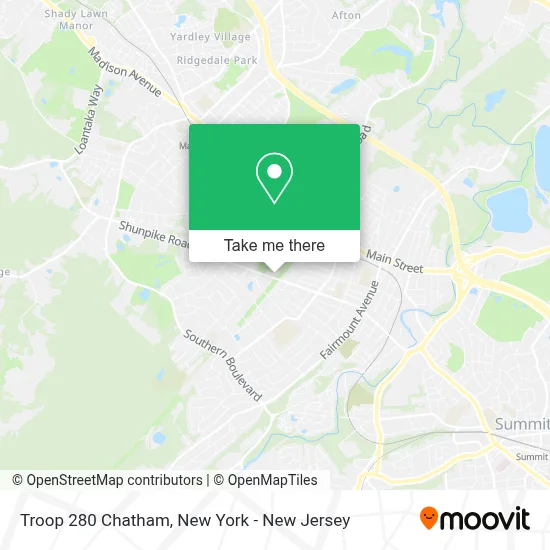 Troop 280 Chatham map