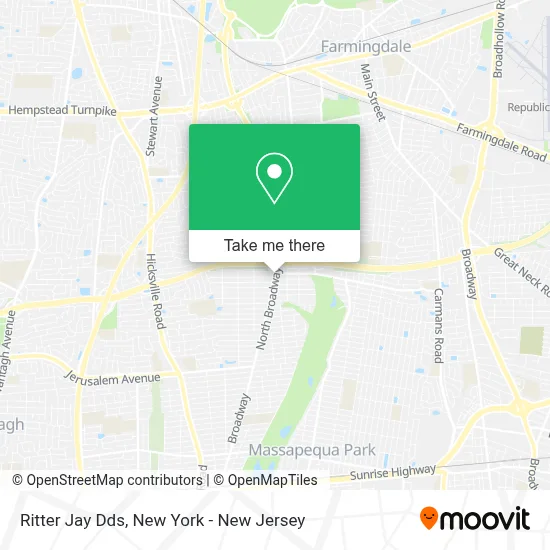 Ritter Jay Dds map