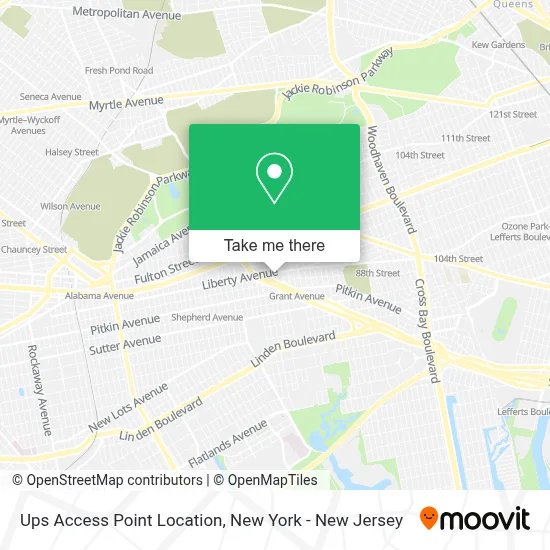 Ups Access Point Location map