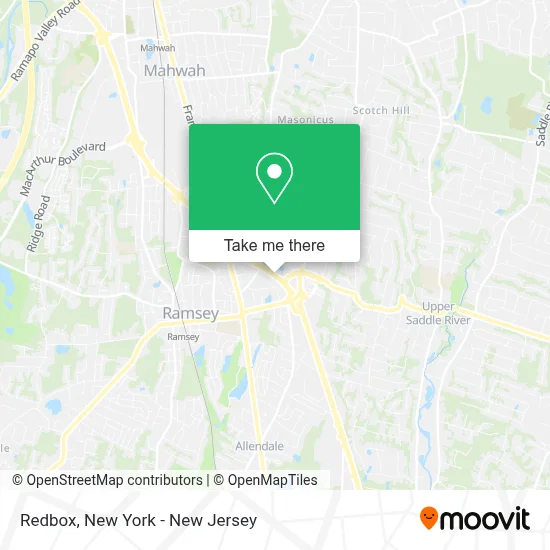 Redbox map