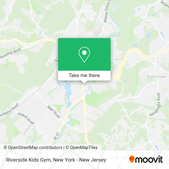 Riverside Kids Gym map