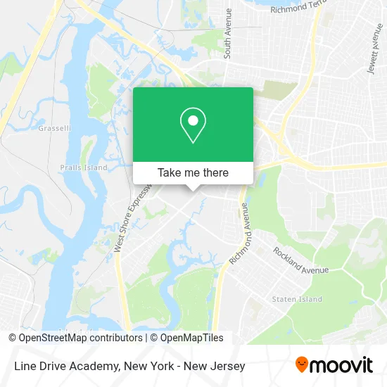 Line Drive Academy map