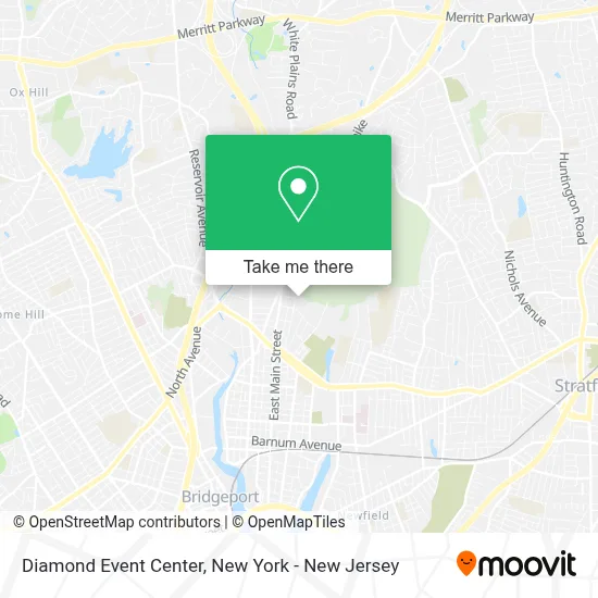 Diamond Event Center map