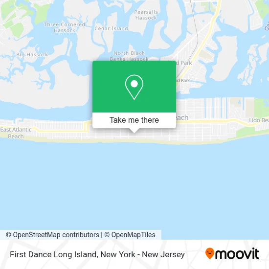 First Dance Long Island map
