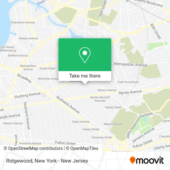 Ridgewood map