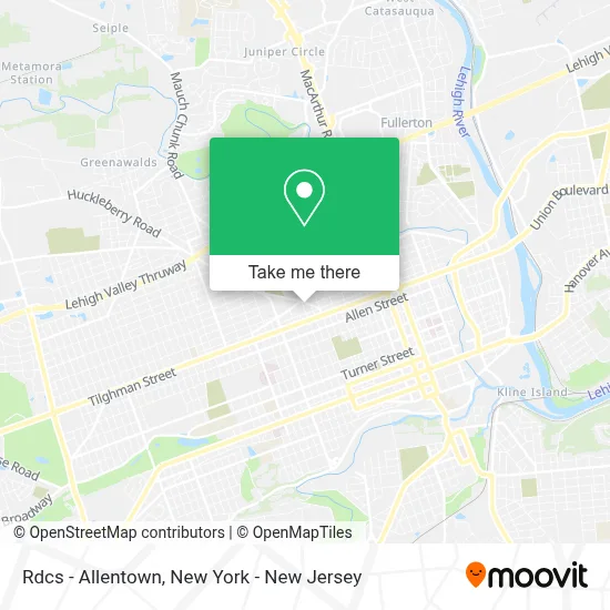 Rdcs - Allentown map