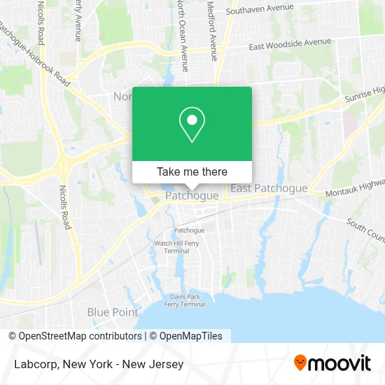 Labcorp map