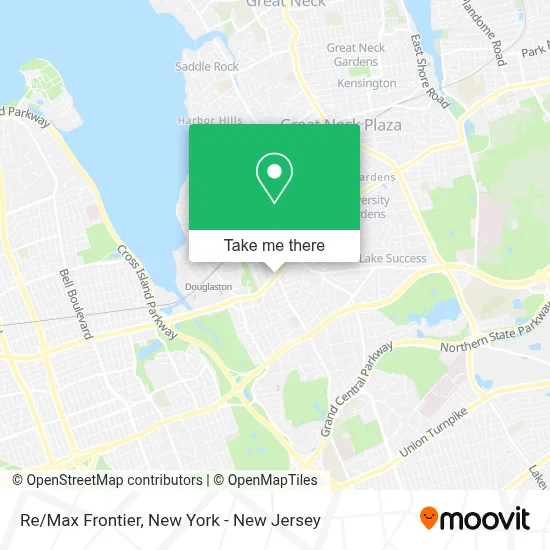 Re/Max Frontier map