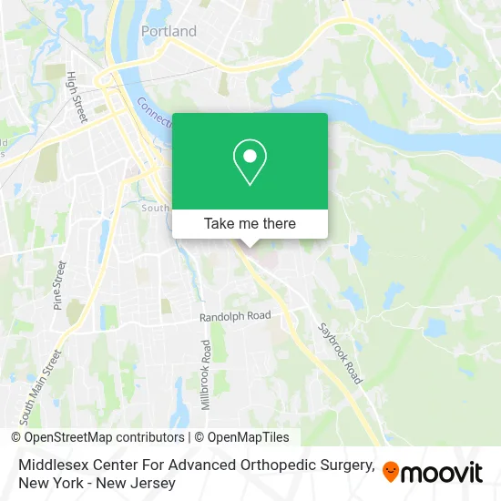 Middlesex Center For Advanced Orthopedic Surgery map