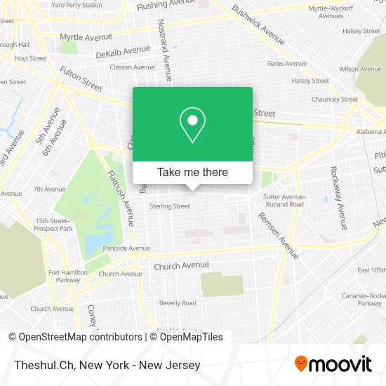 Theshul.Ch map