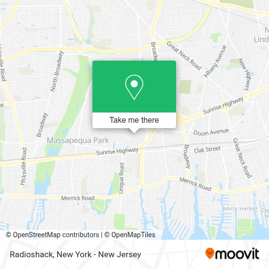 Radioshack map