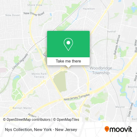 Nys Collection map