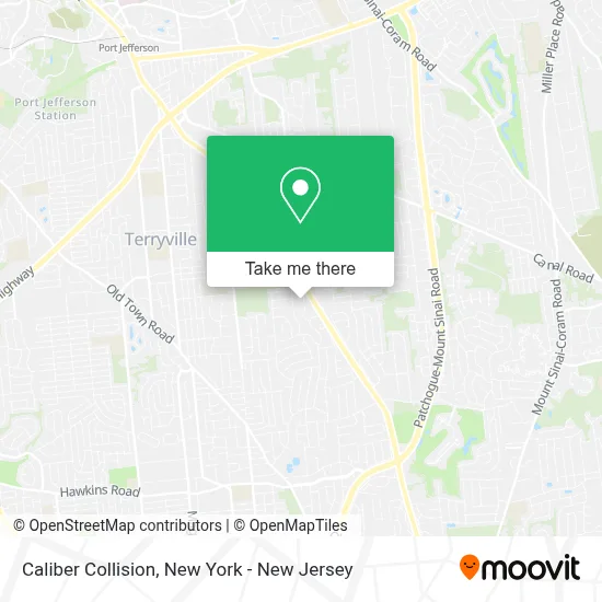 Caliber Collision map